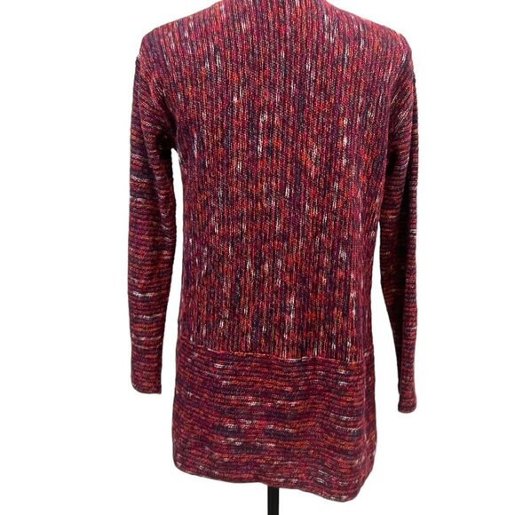 J Jill Artsy Boho Layering Casual Comfort Open Front Fall Cardigan Sweater XS - Picture 4 of 7